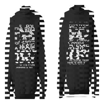 Dad Of Roxy ギフト 父の日 面白い 名前入り スウェットシャツ - Kawaiitshirt