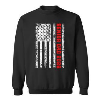 Dad Senior 2026 Proud Dad Of A Class Of 2026 Graduate Flag Sweatshirt - Thegiftio