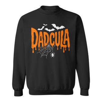 Dadcula Halloween Dad Costume Spider Bat For Dad Men Sweatshirt - Thegiftio