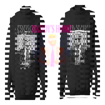 Daddy's Home Pink President Donald Trump House スウェットシャツ - Kawaiitshirt