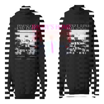 Daddy's Home President Donald Trump 2024 Pink Trump スウェットシャツ - Kawaiitshirt