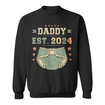 Daddy Est 2024 年生パパ 新米パパ 初めてのパパ 若いパパ スウェットシャツ - Kawaiitshirt