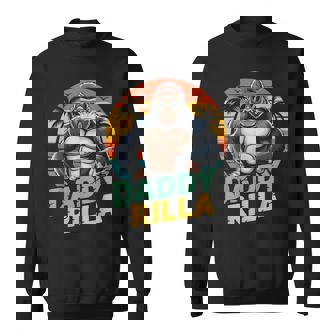 Daddy Rilla Gorilla Dad Father's Day For Dad Sweatshirt - Monsterry
