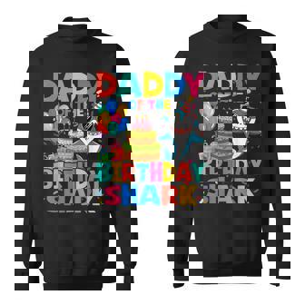 Daddy Of The Shark Birthday Dad Matching Family Sweatshirt - Thegiftio