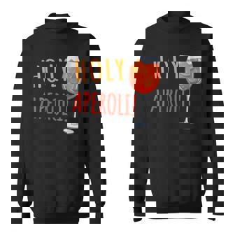 Damen Holy Aperoli -Pritz Cocktail Lustiges Holy Aperoli Mit-Ausschnitt Sweatshirt - Geschenkecke