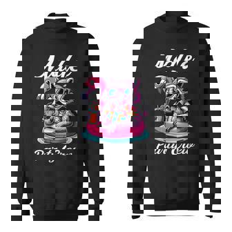 Damen Malle Party Crew Mallorca Holiday Outfit Waschbär Mit-Ausschnitt Sweatshirt - Geschenkecke