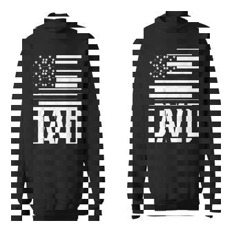 David Nom Prénom Prénom Anniversaire Personnalisé Usa Sweater e - Cadeauxyz