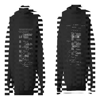 De Patente Guitarra Eléctrica Regalo Guitarrista Camisa de entrenamiento - Regaloses