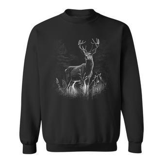 Deer In The Forest Nature Animals Deer Lovers Sweatshirt - Thegiftio UK