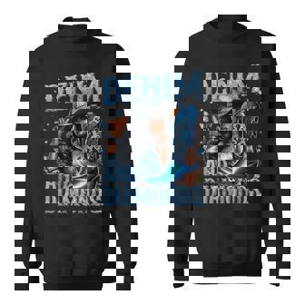 Denim And Diamonds African Melanin Swag Cowgirls Western Sweatshirt - Thegiftio