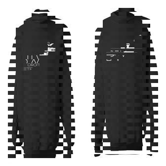 Detroit Airport Code お土産ギフト Dtw スウェットシャツ - Kawaiitshirt