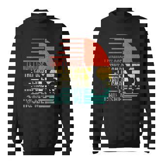 I Didn't Choose The Cat Dad Life Retro Father's Day Sweatshirt - Thegiftio UK