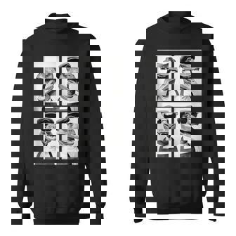 Dinosaurios Divertidos Con Gafas Deol Amantes Del Café Barista Dino In Mangas Camisa de entrenamiento - Regaloses