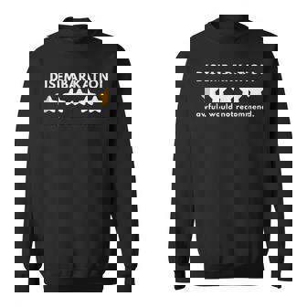 Disembarkation Awful Would Not Recommend Cruise Sweatshirt - Thegiftio