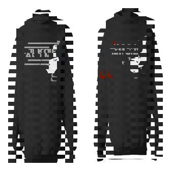 Divertida Con Texto En Inglés Talk To Me Goose Camisa de entrenamiento - Regaloses