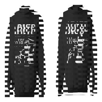 Divertido Adicto A La Cafeína Al Café Adicto A La Olla Moka Camisa de entrenamiento - Regaloses