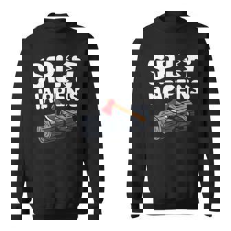 Diy 薪加工 木割り 薪割り 薪割り スウェットシャツ - Kawaiitshirt