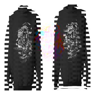 Dj Tiger ミュージックヘッドフォン ハウス ビートメーカー 音楽プロデューサー スウェットシャツ - Kawaiitshirt