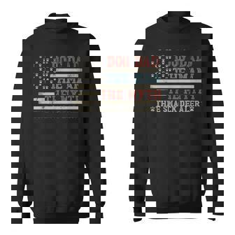 Dog Dad The Man The Myth The Snack Dealer Father's Day Sweatshirt | Mazezy