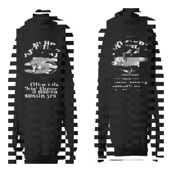 Don't Hurry Chillin' 日本製シーラカンス魚 スウェットシャツ - Kawaiitshirt