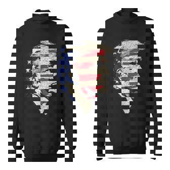 Donald Trump Portrait Sweatshirt - Monsterry