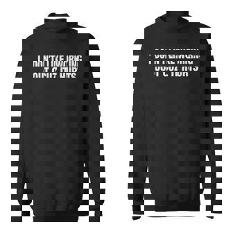 I Don't Like Working Out Cuz It Hurts Gym Sweatshirt - Monsterry