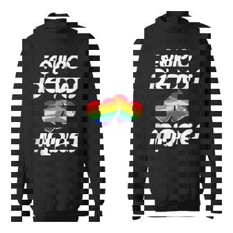 Dos Madres Lgbt-Q Orgullo Gay Mamá Aliada Corazón Arco Iris In Mangas Camisa de entrenamiento - Regaloses