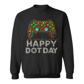 Dot Day 2025 September 15Th Polka Dot Gamers Game Controller Sweatshirt - Thegiftio UK