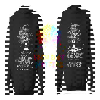 Each Dot Matters Colorful Polka Dot Tree Happy Dot Day 2025 Sweatshirt | Mazezy