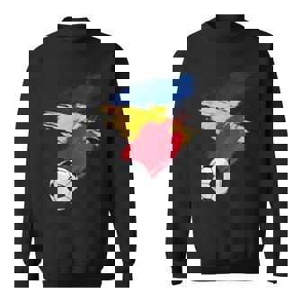 Drapeau De Football De La Roumanie Sweater e - Cadeauxyz