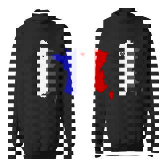 Drapeau France Bleu Blanc Rouge 14 Juillet Carte De France Sweater e - Cadeauxyz