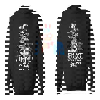Druncle Same Uncle Sam Beer Drinking Usa 4Th Of July Sweatshirt - Thegiftio