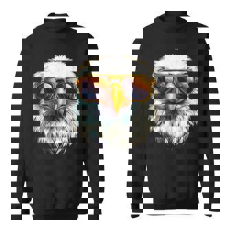 Eagle Sunglasses Graphic Sweatshirt - Monsterry