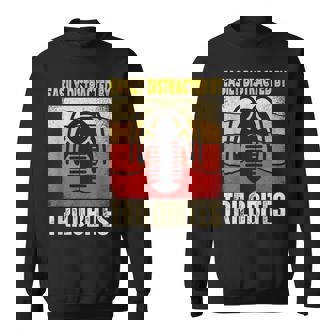 Easy Distracted By Trilobites Trilobite Lover スウェットシャツ - Kawaiitshirt