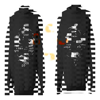Eat Sleep Poop Repeat Cochon D'inde Cochon D'inde Sweater e - Cadeauxyz