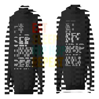 Eatleep Hip Hop Repeat Hip Hop Retro Camisa de entrenamiento - Regaloses
