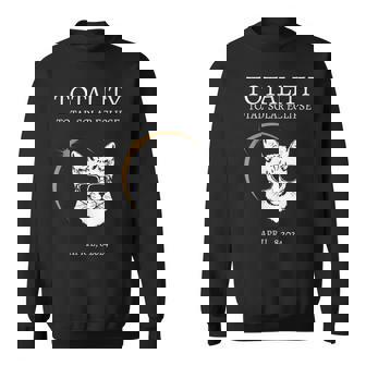 Eclipse Glasses 2024 猫 エクリプス サングラス スウェットシャツ - Kawaiitshirt