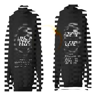 Eclipseolaire Deux Fois Dans Uneie Du 08 Avril 2024 Sweater e - Cadeauxyz