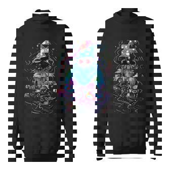 Edm Rave Outfits Festival Electronic Music Graphic Trippy Dj Sweatshirt | Mazezy