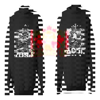 Elbows Up Canada カナダのカウンター関税 ビーバーボクシング スウェットシャツ - Kawaiitshirt