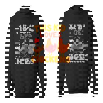 Este Niño Ama A Los Pollos Camisa De Los Amantes Del Pollo Divertido Agricultor Camisa de entrenamiento - Regaloses