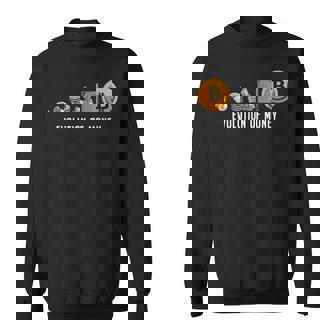 Evolution Of Money お金の進化 ビットコインプランb 暗号通貨btc ホドル スウェットシャツ - Kawaiitshirt