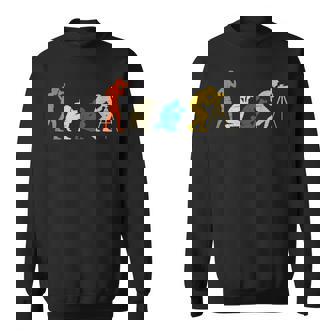 Evolution フォトグラファー カメラ 進歩 歴史 レトロ レンズ スウェットシャツ - Kawaiitshirt