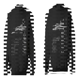 F-16 バイパー ファイティング ファルコン ジェット戦闘機仕様 スウェットシャツ - Kawaiitshirt