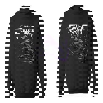 F-Caw-F Gothic Raven Bird Halloween Sweatshirt | Mazezy