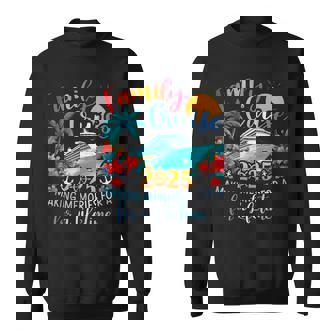 Family Cruise 2025 Making Memories For Lifetime Beach Summer Sweatshirt - Thegiftio UK