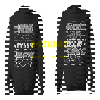 Father Of The Birthday Boy Bat Family Party Theme Boys Sweatshirt - Monsterry