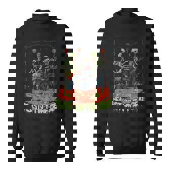 Feast On The Beat ゾンビバンド ハロウィン ロックンロール スウェットシャツ - Kawaiitshirt