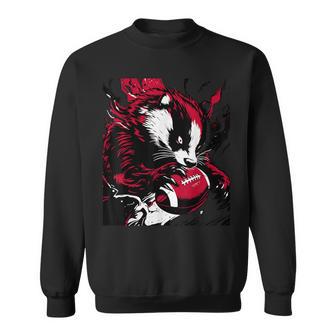 Ferocious Badger Football Lover Wisconsin Game Day Pop Sweatshirt - Thegiftio UK