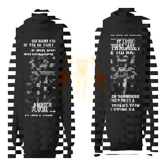 Fight Like The Third Monkey Noah Ark Rain Sweatshirt - Monsterry